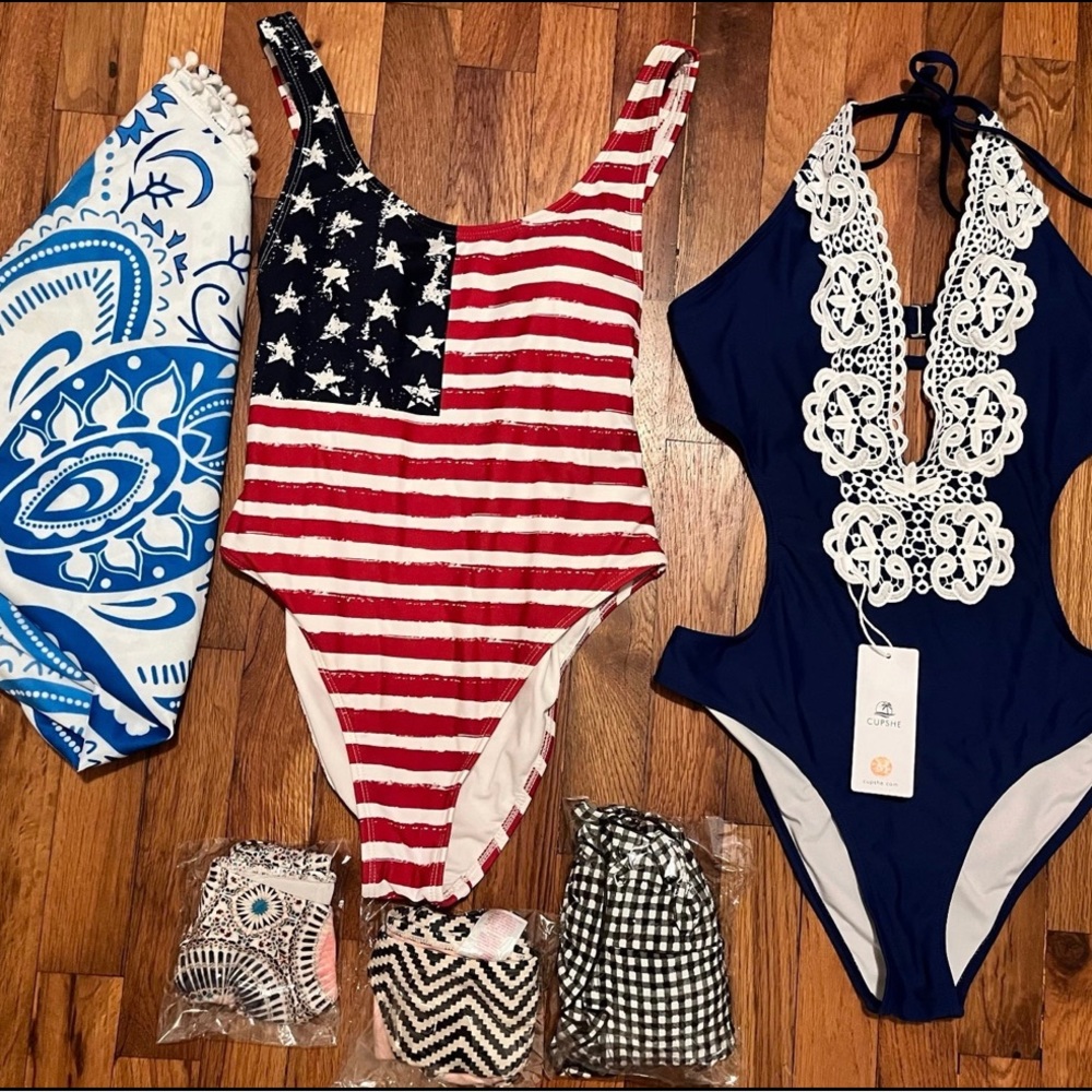 Ladies bathing suits - Cover and bikini bundle